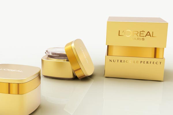 歐萊雅豪華面霜包裝設計圖