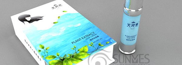 天地姿護膚品插畫風(fēng)格包裝設(shè)計